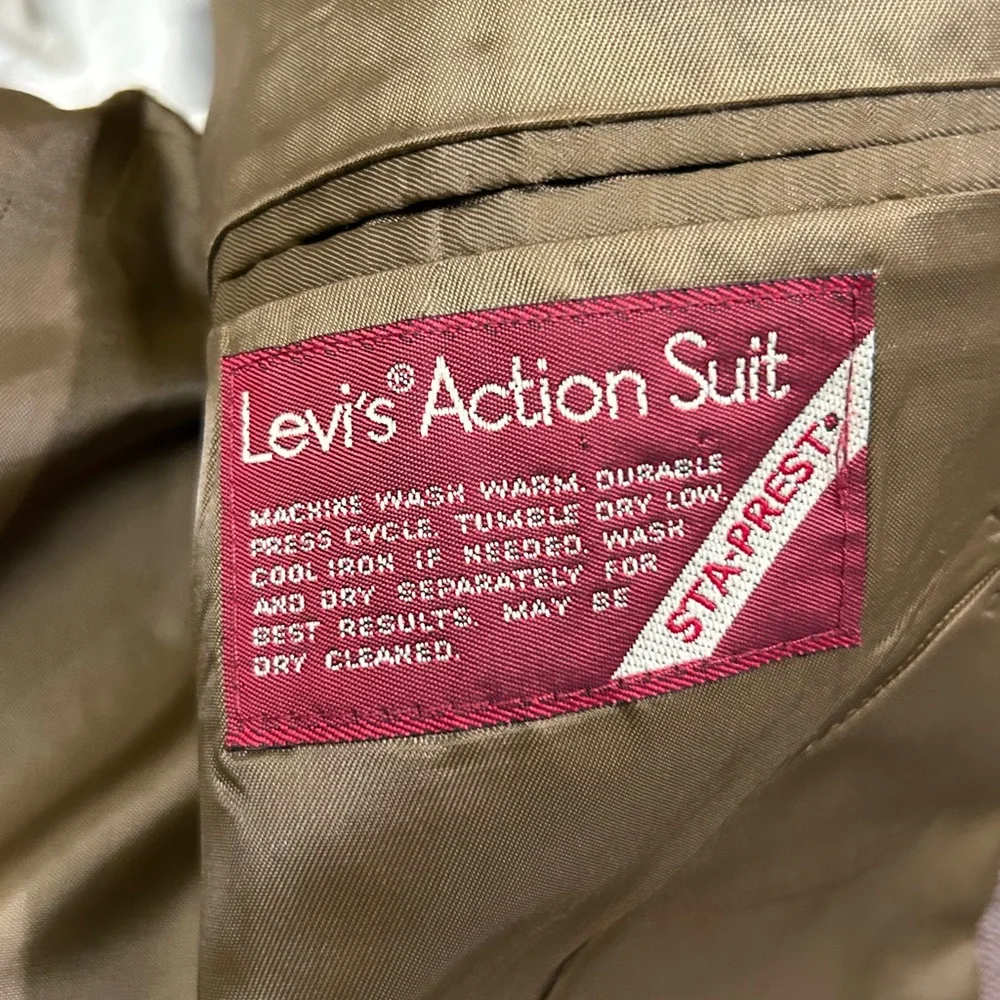 Levi's‎ Action Suit Vintage 70’s-80’s Blazer 44L